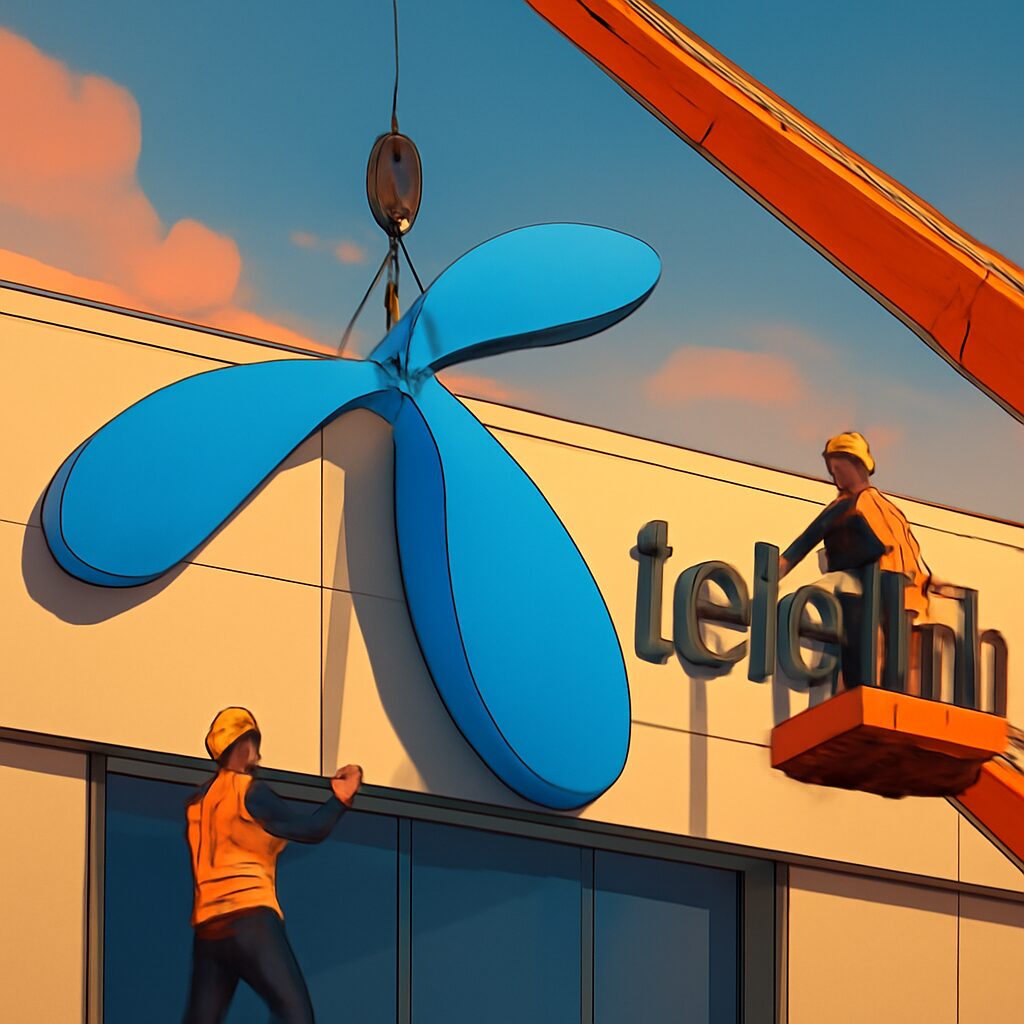 End of an Era: Telenor Pakistan’s Iconic Sign Removed After PTCL Merger