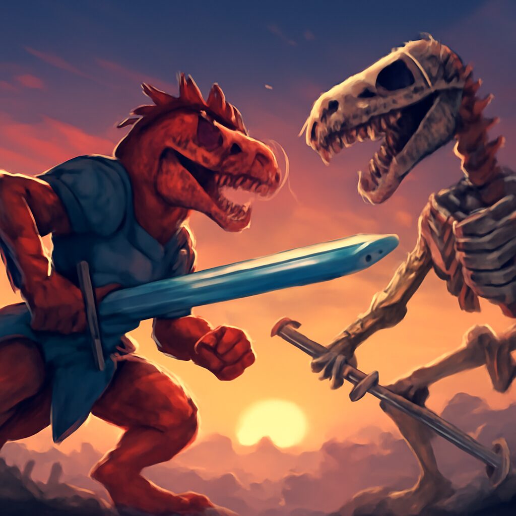 Dinosaur Soulslike Dinoblade: Swing Swords and Battle Extinction!