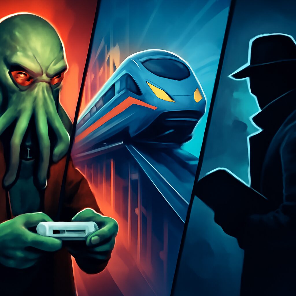 Fresh PC Games Alert: Cthulhu’s New Gig, Vert-Ramping Trains & A Dark Mystery Await!