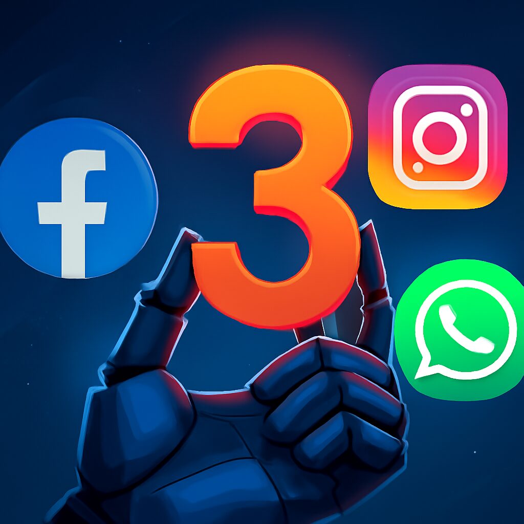 Meta’s Iron Grip: Facebook, Instagram, WhatsApp Each Pass 3 Billion Users!