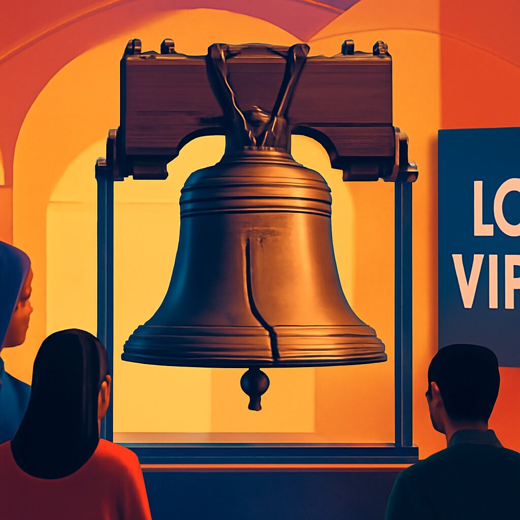 Cultural Crossover! Iconic Liberty Bell Display Debuts at Lok Virsa