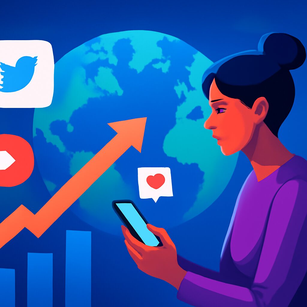 Social Media Surges Past 5.6 Billion Users Worldwide
