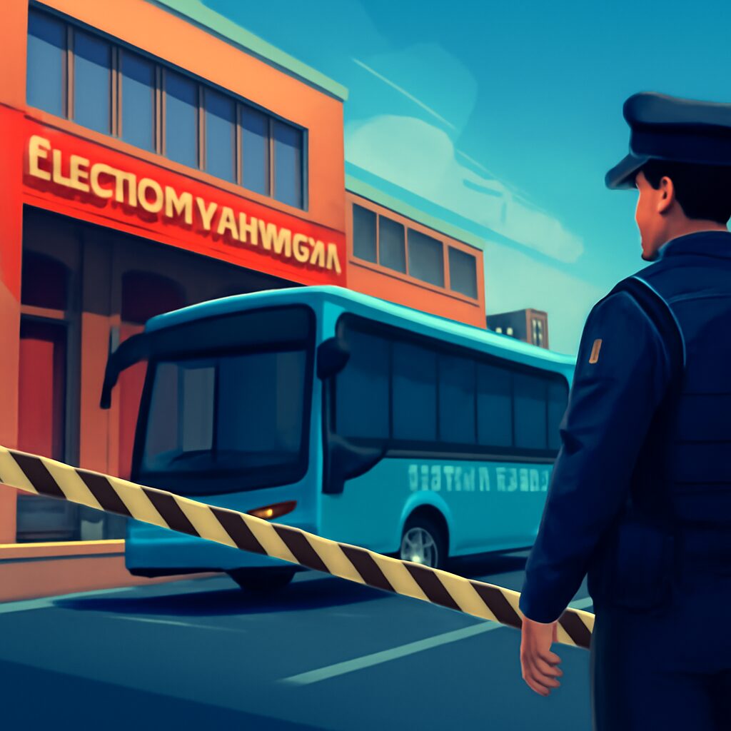 AJK Election Commission: Electric Buses Seized Over Election Code Breach!