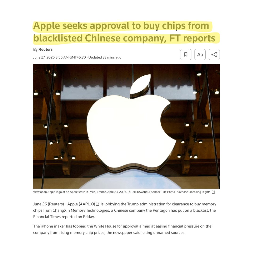 Apple Flirts with Controversy: Is a Purchase from a Blacklisted Chinese Firm on the Horizon?