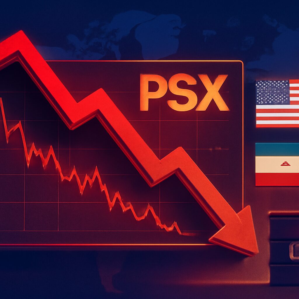Market Meltdown: PSX Plummets Amid US-Iran Tensions and Rising Oil Prices