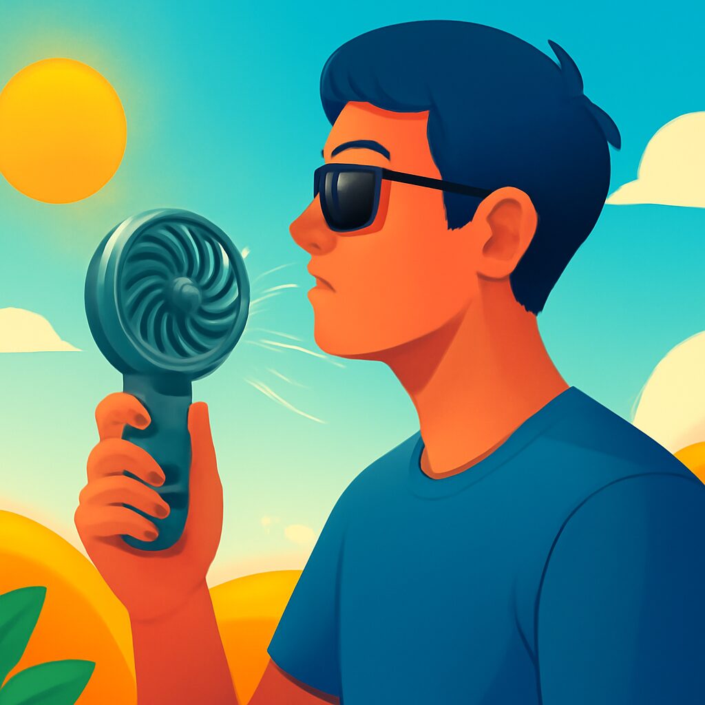 Stay Cool This Summer with a Portable Turbo Fan for Just $7!