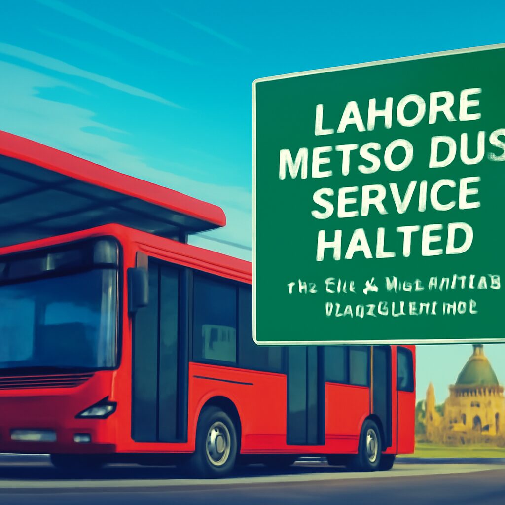 Lahore Metro Bus Service Halted for Data Darbar Urs Celebrations