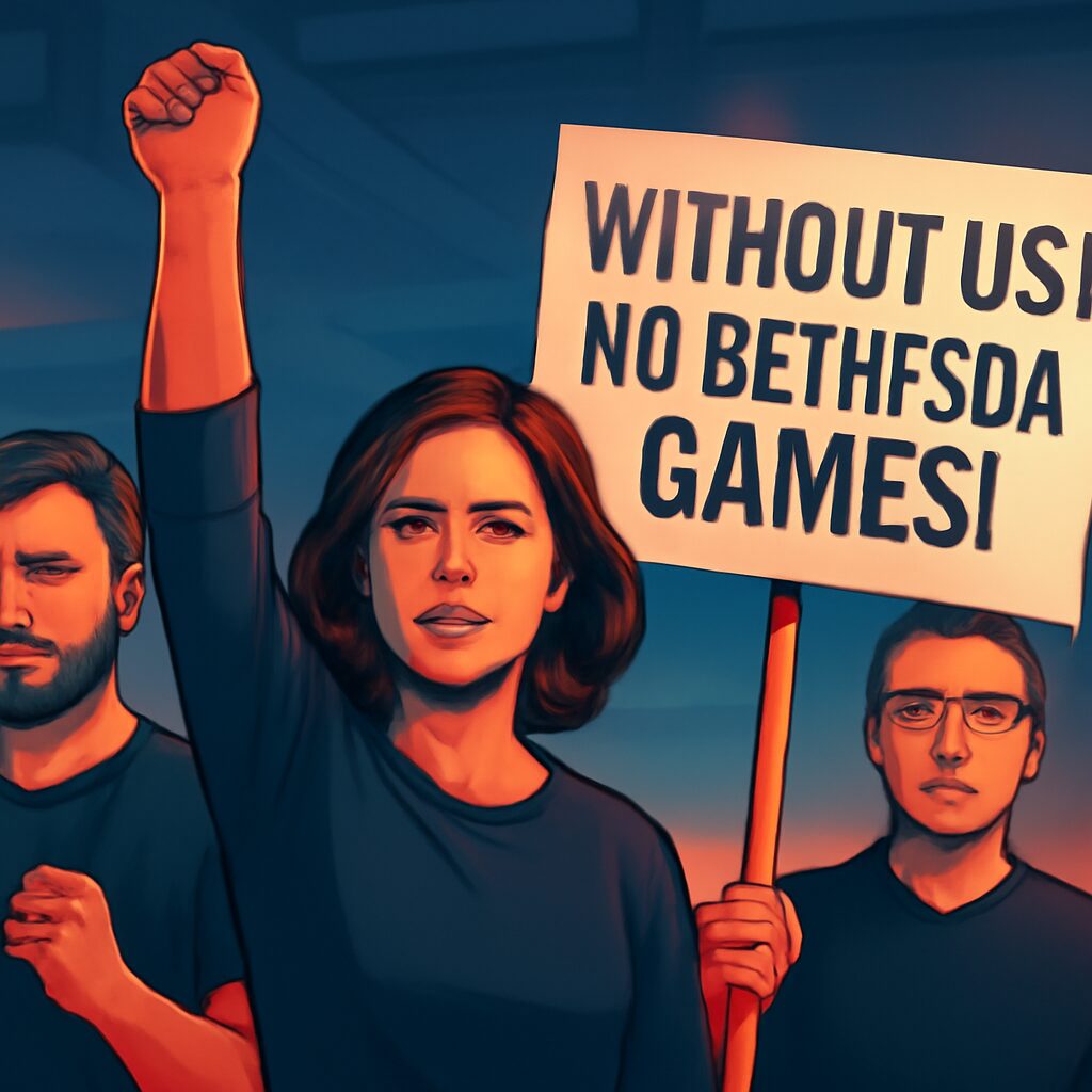 Bethesda Devs Rally Against Microsoft Layoffs: “Without Us, No Bethesda Games!”