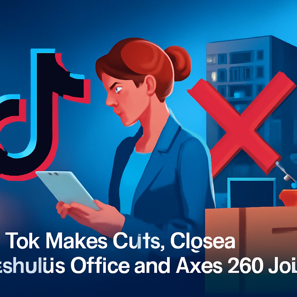 TikTok Makes Cuts: Closes Nashville Office and Axes 250 Jobs