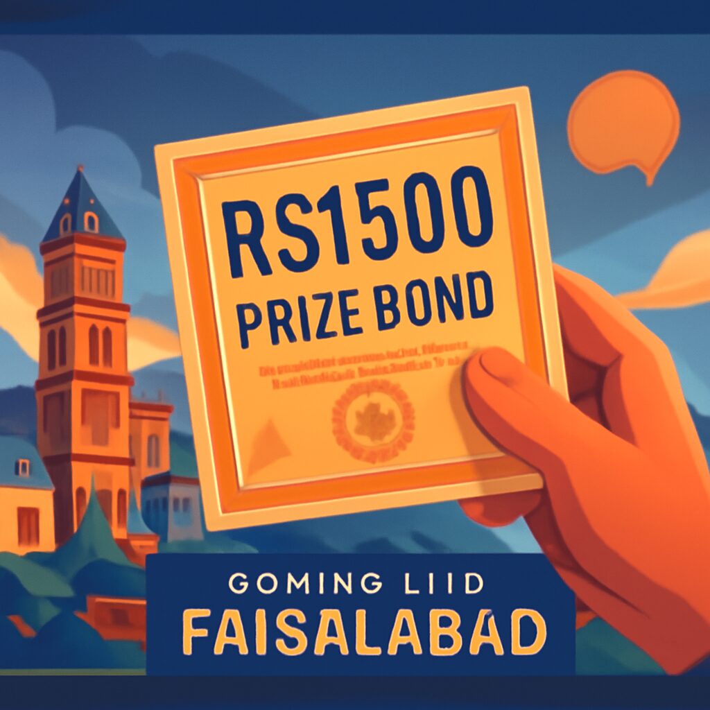 Exciting Rs1500 Prize Bond Draw Coming Up in Faisalabad!