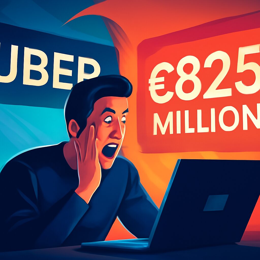 Uber Slapped with Jaw-Dropping €825 Million Fine Over Data Handling