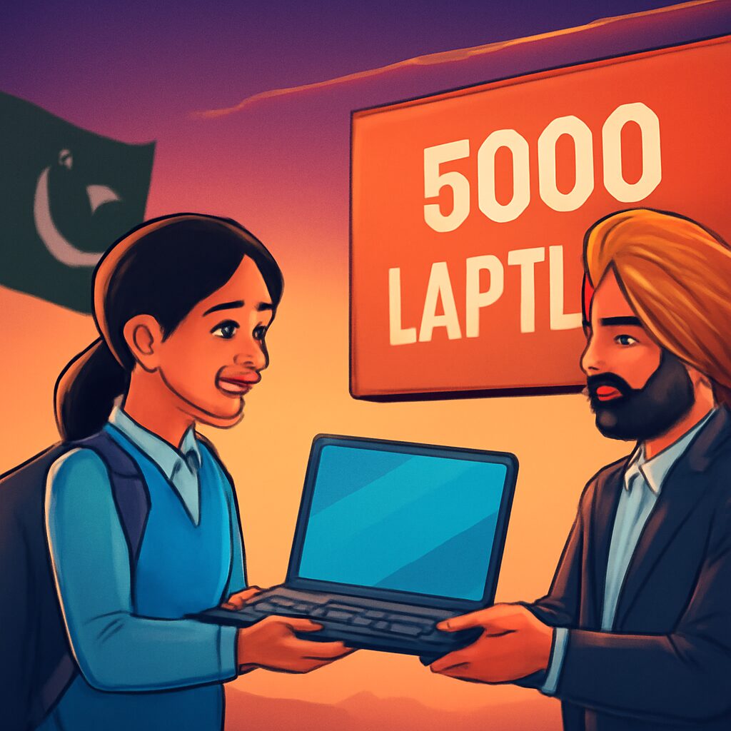 Punjab Government Gifts 5,000 Laptops to AJK Students