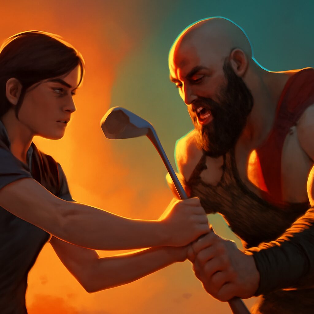 The Last of Us 2 Golf Club Meets Its Match: God of War Star Delivers the Final Blow!