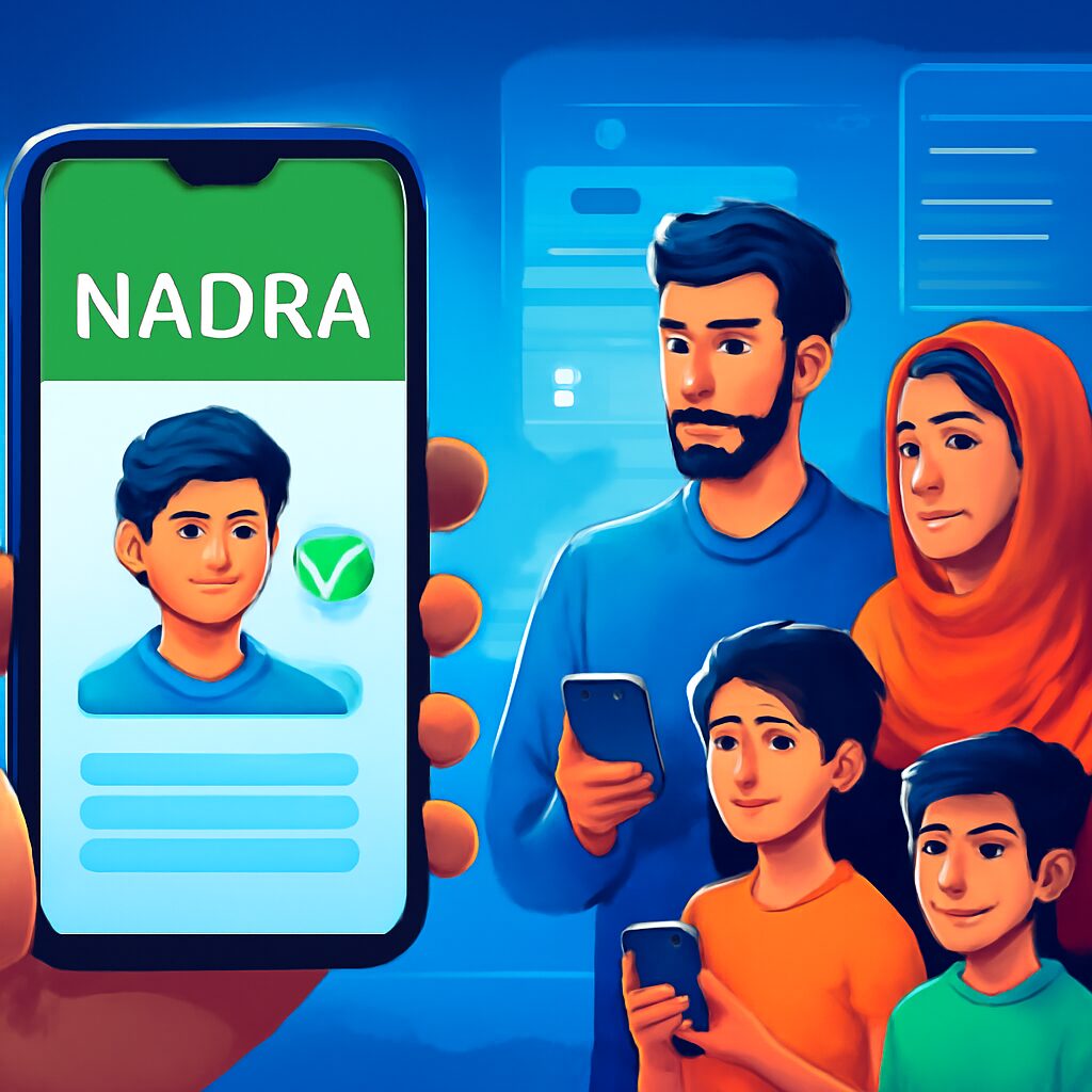 NADRA’s PakID App Levels Up: Digital IDs for the Whole Family Just Got Easier!