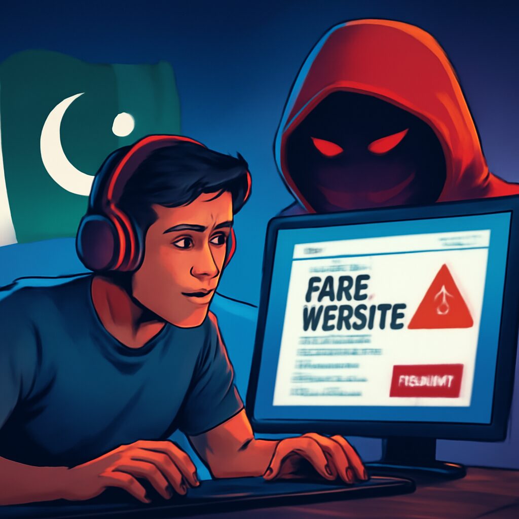 Pakistani Gamers Beware: Fake Govt Websites Stealing Data!